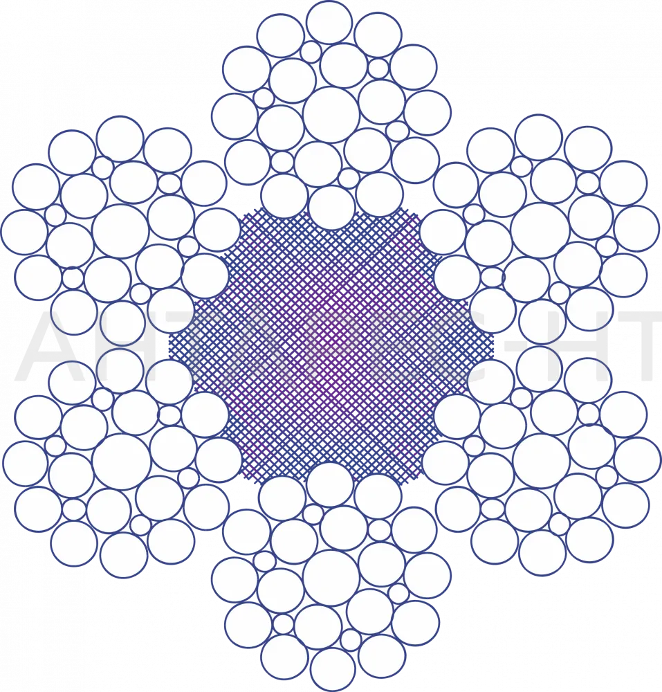 Тяговый канат 6х25F-NFC/SFC Тяговый канат 6х25F-NFC/SFC