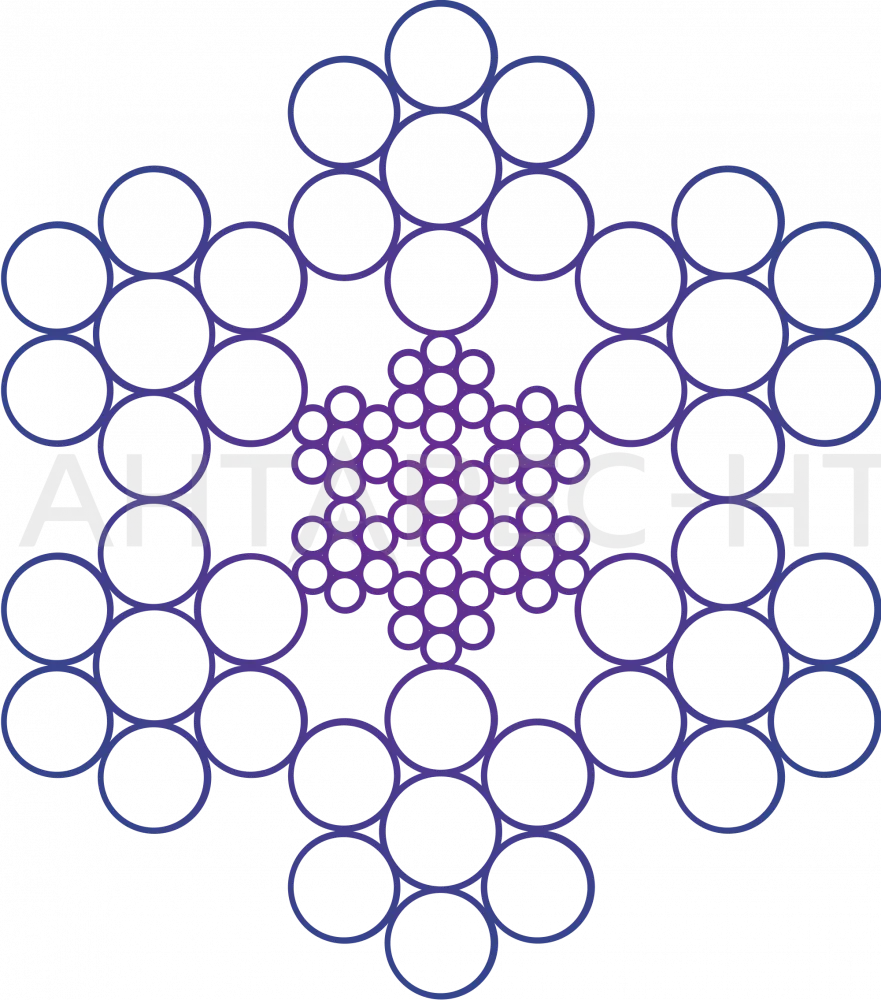 Стальной канат 6x7-IWRC Стальной канат 6x7-IWRC